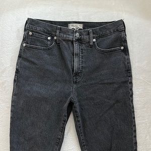 Black high waisted jeans